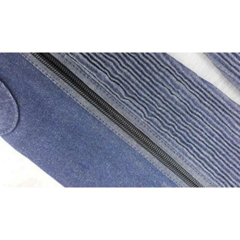 Jacson spijker chaps maat s nieuw blauw en gratis oornetje