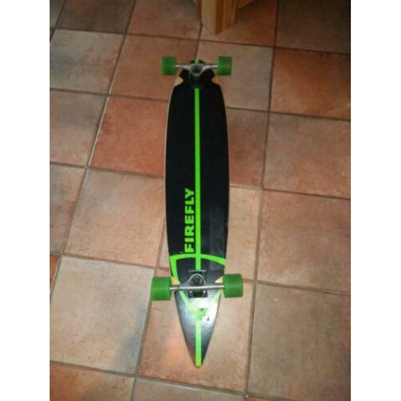 Longboard firefly groen.