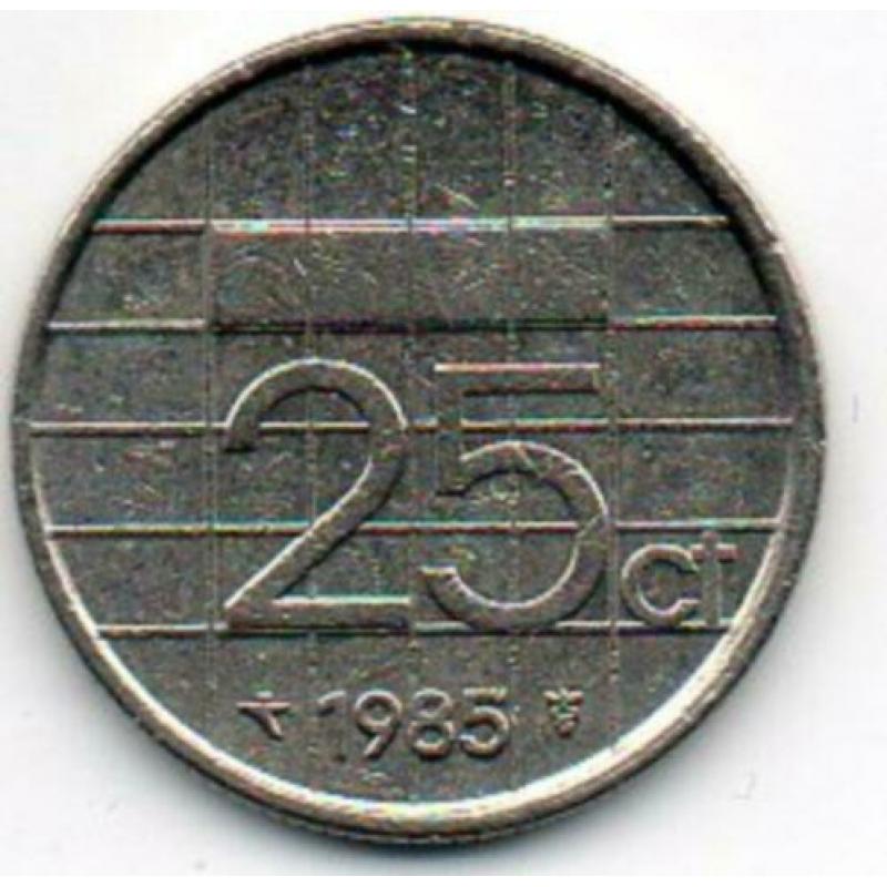 25 cent munten Beatrix (Kwartje)