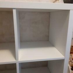 Vakkenkast, wit 146 x 110 x 39 cm