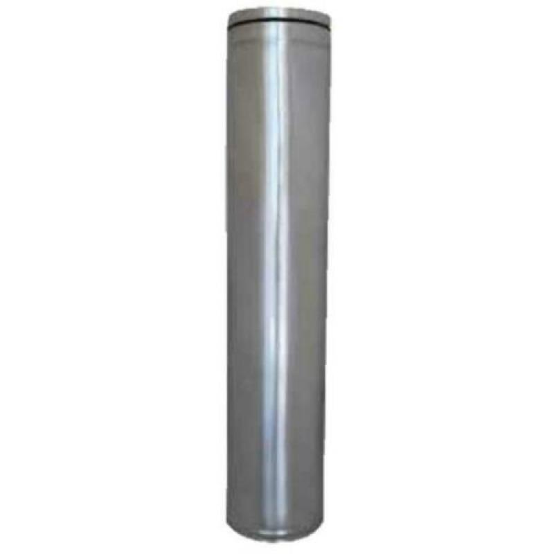 Kachelpijp / Rookkanaal RVS lengte 100 cm Ø150 mm