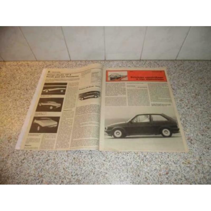 Test: Tijdschrift Auto Krant: Ford Fiesta XR2 (1984)