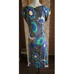 ZGAN lieflijk bloemen jurk van DEPT mt L 42/44, jurkje kleur