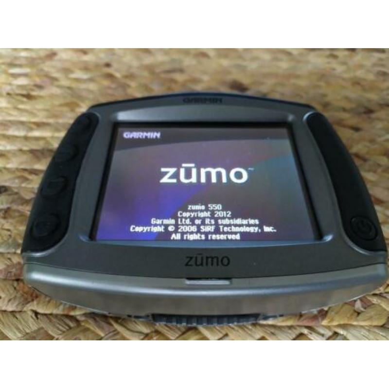 Prijs verlaagd: Garmin Zumo 550 met sleeve en lader