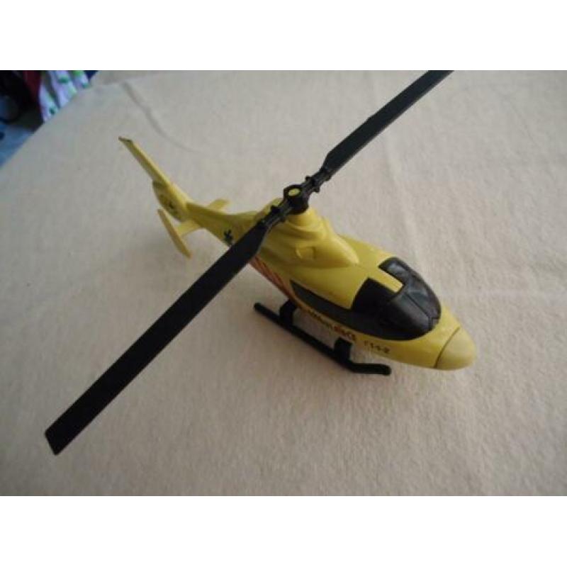 Ambulance Helicopter metaal model 20 cm 112 modelbouw izgst