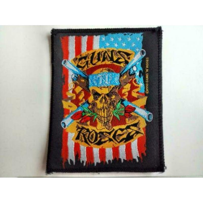 GUNS N' ROSES 1993 vintage patch 46 zeldzaam nieuw 9x11.5