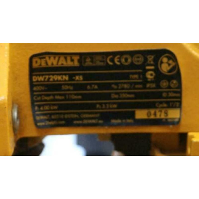 dewalt afkortzaag radiaalzaag dw729kn 380V 4KW