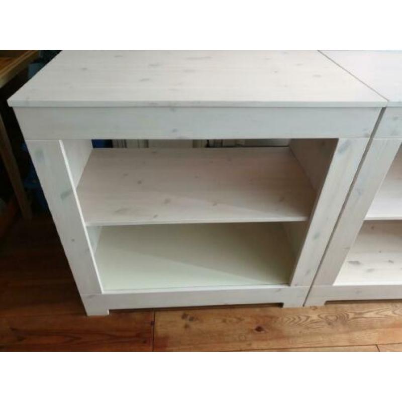 Open kast tv kast tv meubel tv-meubel kastje white wash hout