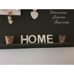 MDF wandbord + gratis decoratie. Homemade
