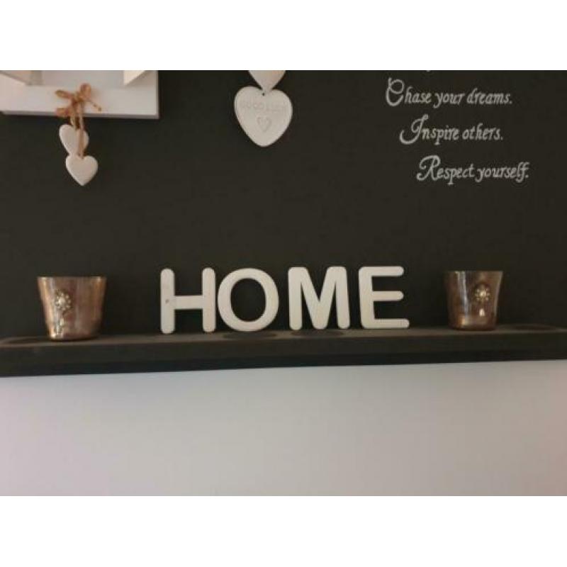 MDF wandbord + gratis decoratie. Homemade