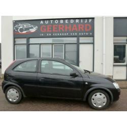 Opel Corsa 1.2 16V Twinport 3D 2004 Zwart *APK*FEB*2021*