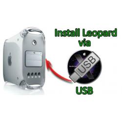 Installeer OS X Leopard 10.5.6 via USB-Stick, Intel+PowerMac