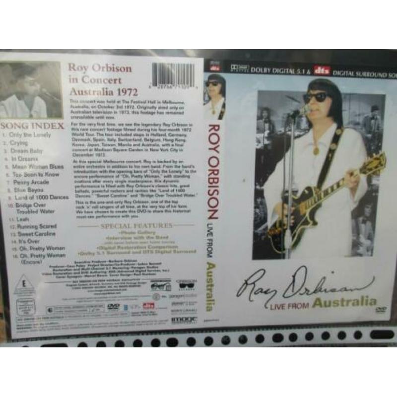 ROY ORBISON. Live From AUSTRALIA 1972