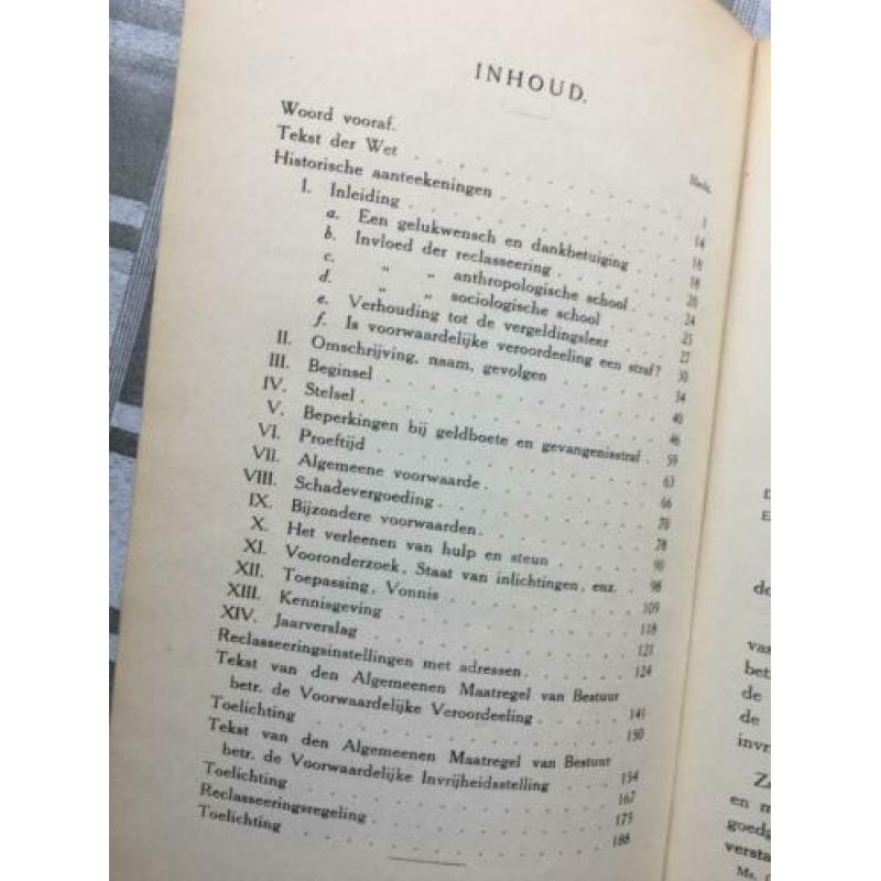 De wet op de voorwaardelijke veroordeling. / 1916