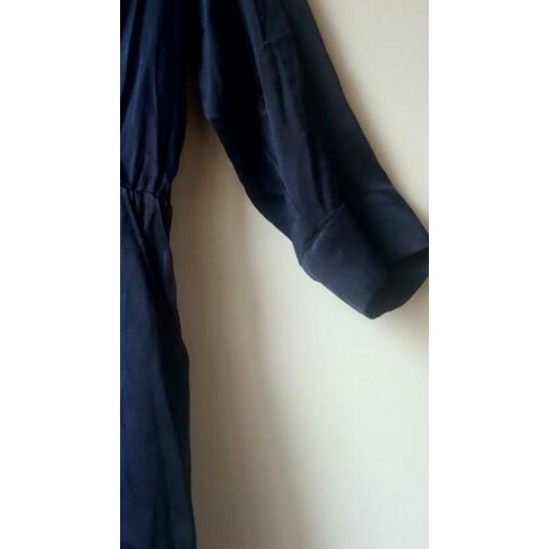Storm & Marie nachtblauwe wax jurk maat 40
