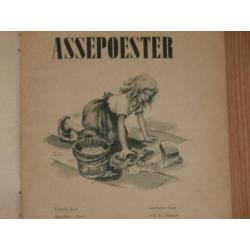 Antiek boekje Assepoester Sneeuwwitje Alga 1948 Holland oud