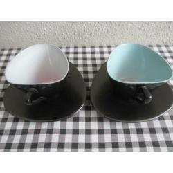 Vintage Kop en Schotels Retro