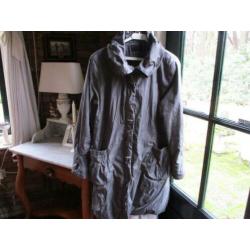 mj/ Jas/winterjas/maat 48 = 44 groen/grijs fleece voering