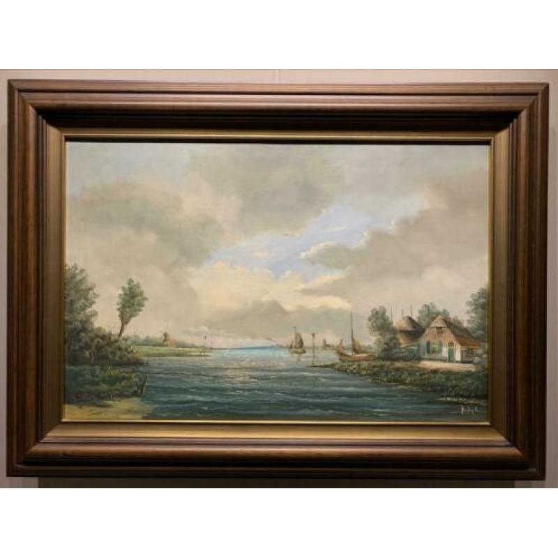 Zicht op de IJssel van D van Dijk