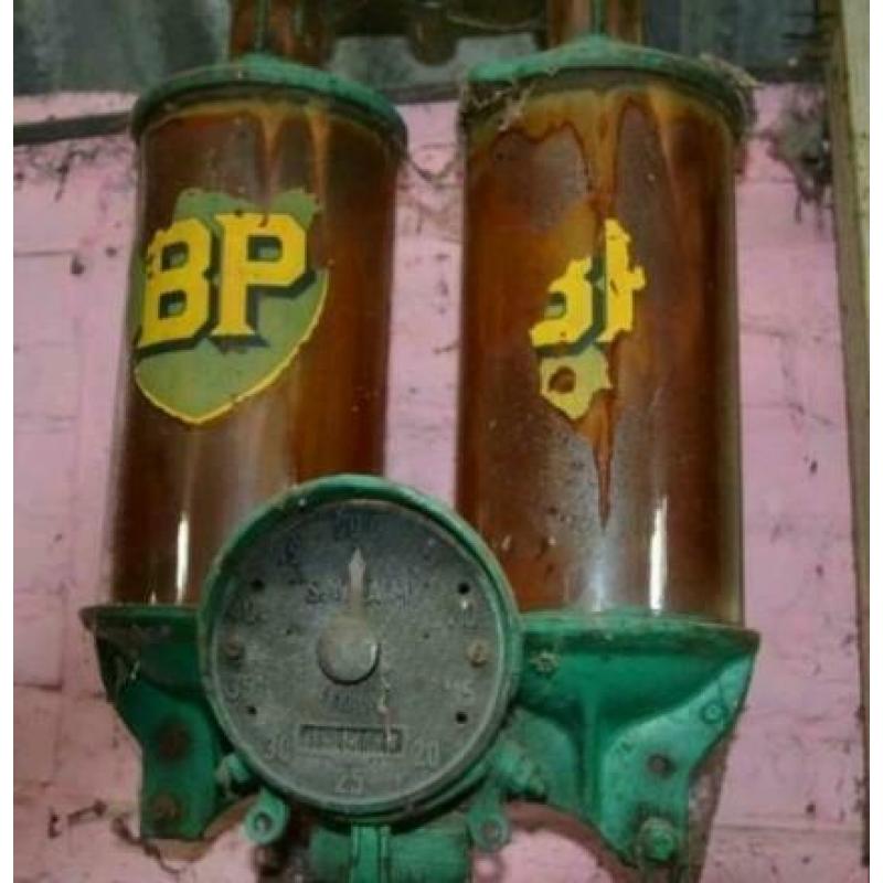 satam BP benzinepomp antiek BP uniek