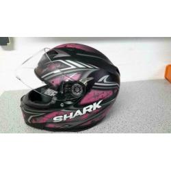 Dames integraal helm Shark maat M (Nagenoeg nieuw)
