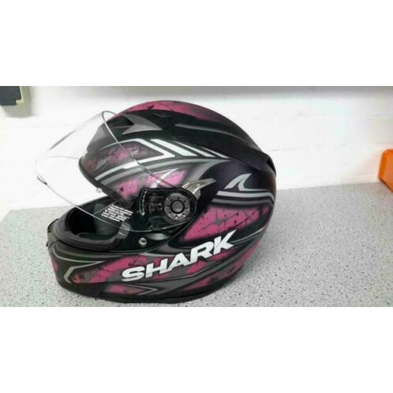 Dames integraal helm Shark maat M (Nagenoeg nieuw)