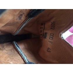 Manfield westernlaarzen maat 42 43 leer