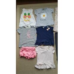 11-delig Zara pakket mt 104: jurk, broek, shirt, longsleeve