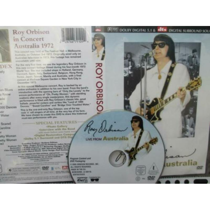 ROY ORBISON. Live From AUSTRALIA 1972