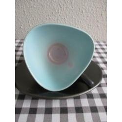 Vintage Kop en Schotels Retro