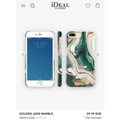 Marble Ideal of Sweden telefoonhoes en ring IPhone 8 Plus