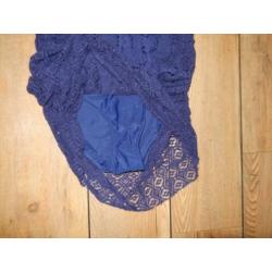 Nieuwe blauwe kanten correctie zwemjurk Beachwave 40