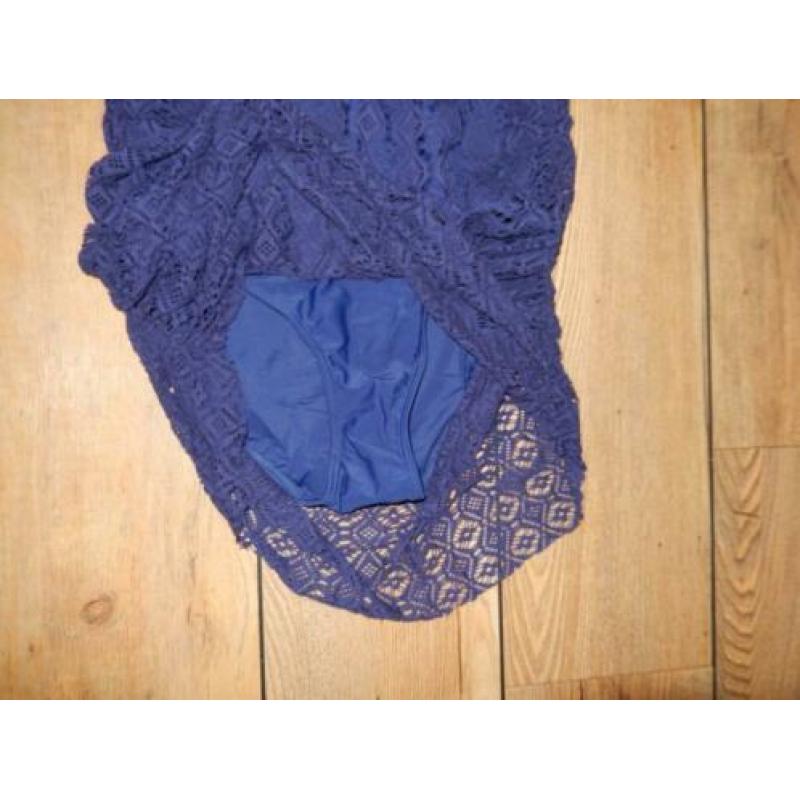 Nieuwe blauwe kanten correctie zwemjurk Beachwave 40