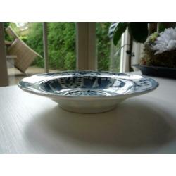 Mooi Blauw Chinees Bordje 14 cm.