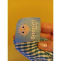 Verschoningsmat snooze baby blauw
