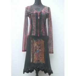 SAVE THE QUEEN jurk met ritssluiting maat M