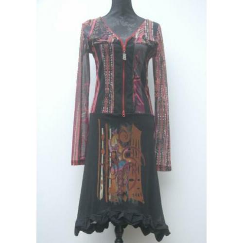 SAVE THE QUEEN jurk met ritssluiting maat M