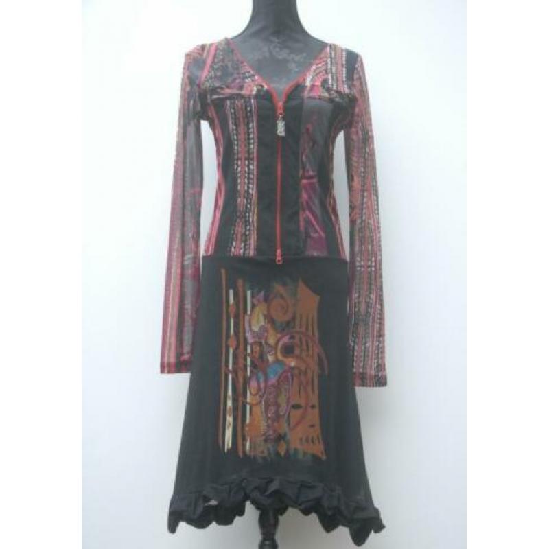 SAVE THE QUEEN jurk met ritssluiting maat M