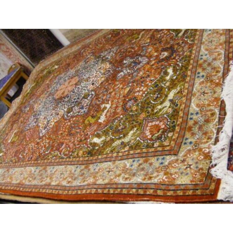 Handgeknoopt Perzisch Tapijt/Kleed Tabriz Maat:1.90X2.75,cm