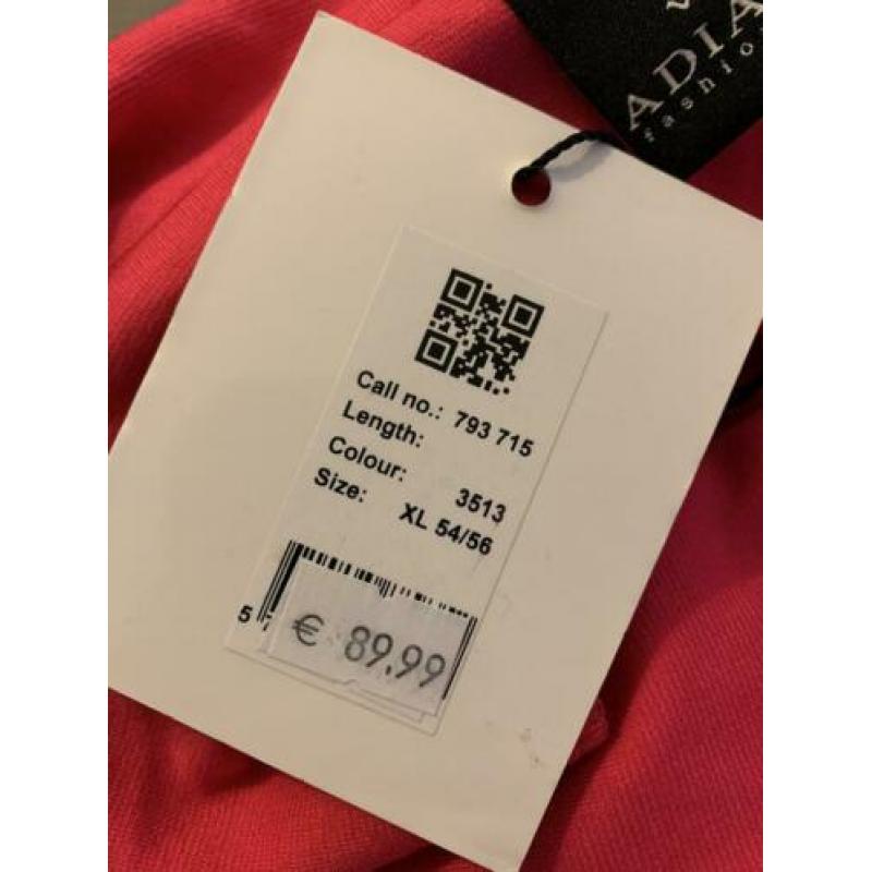 ADIA roze jasje met streep maat 54/56 van 90 euro nu 17,50