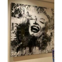 Unieke Jack Liemburg op dibond met aluminium frame 120x120cm