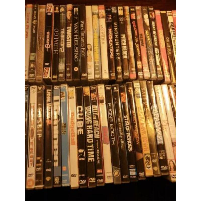 109 dvd film( meeste zijn actiefilms)