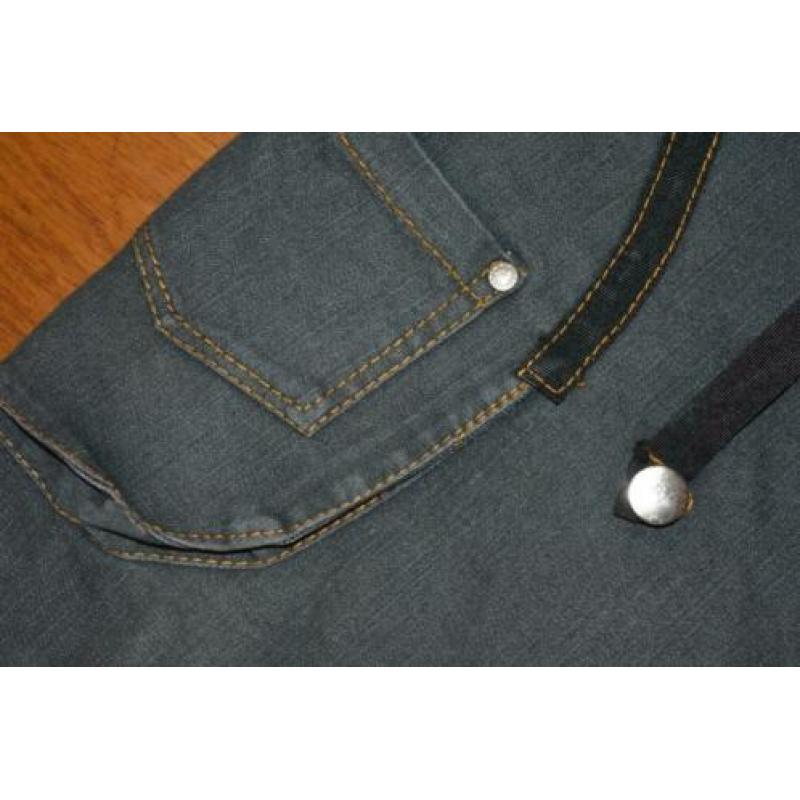 Italiaans origineel capri jeans met overslag, maat S