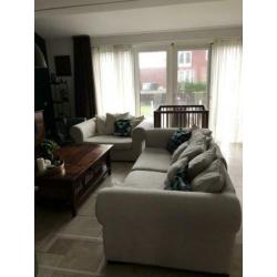 Trendhopper Loungebank en Loveseat crème