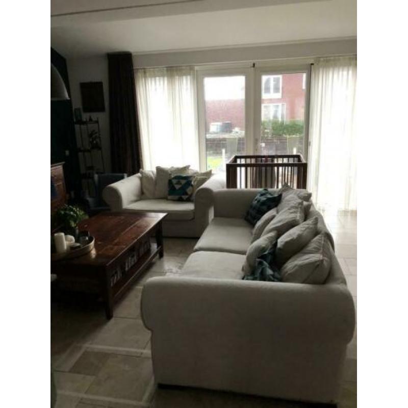 Trendhopper Loungebank en Loveseat crème
