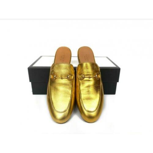Gucci Princetown 38 gold