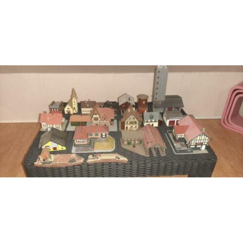 HO / n spoor huisjes decoratie