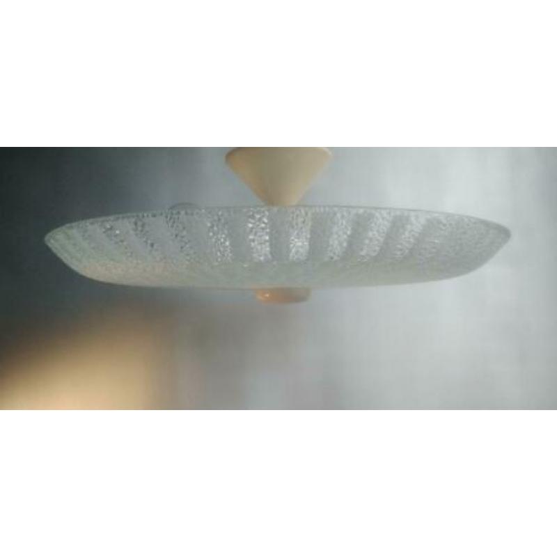 Philips plafonniere, glas,fifties,dutch design,retro,vintage