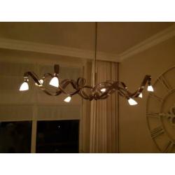 Metalen lamp let