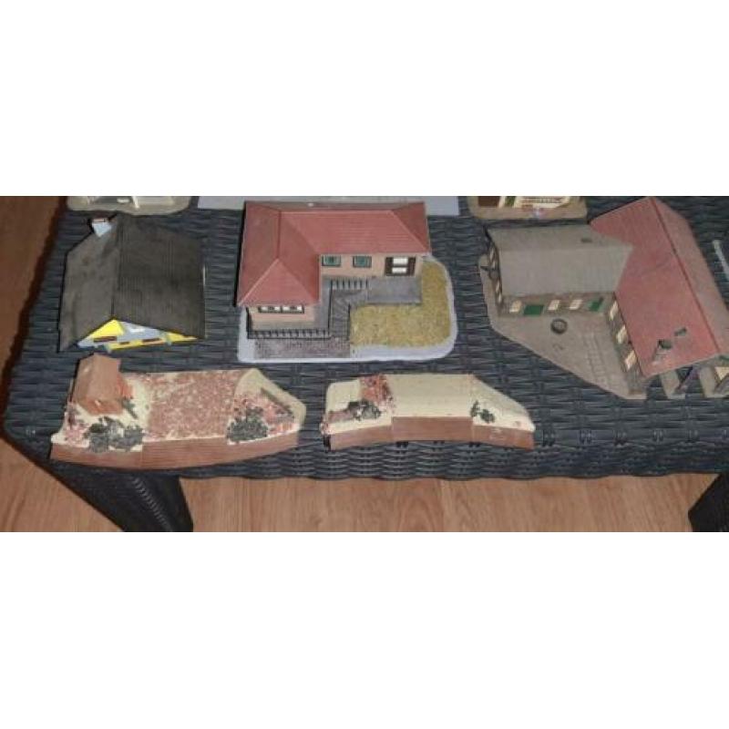 HO / n spoor huisjes decoratie